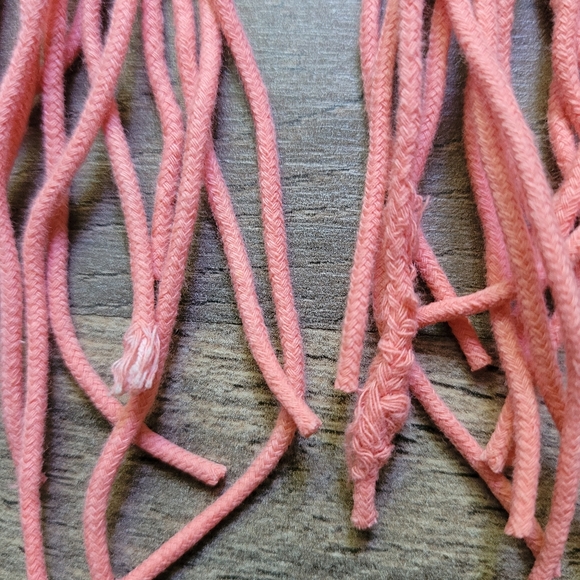 NWT No Boundaries Coral Boho Bag with Fringe - Picture 6 of 8